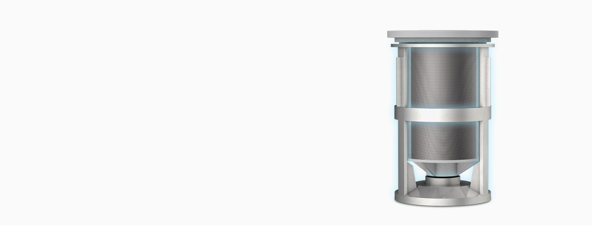 <h4>100μm過濾<br>載銀離子清潔刮條</h4>
<p>德國DIN-EN13443標準，具有反沖洗功能，過濾孔徑在90-110μm，毫不影響全屋水壓及流量。</p>